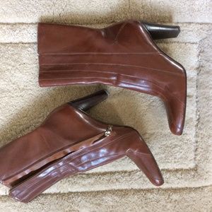 Leather boots